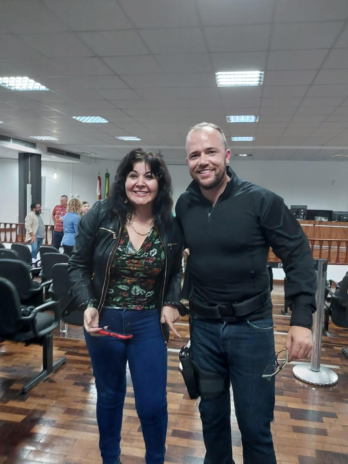 Participantes no curso de capacitação em trabalho social