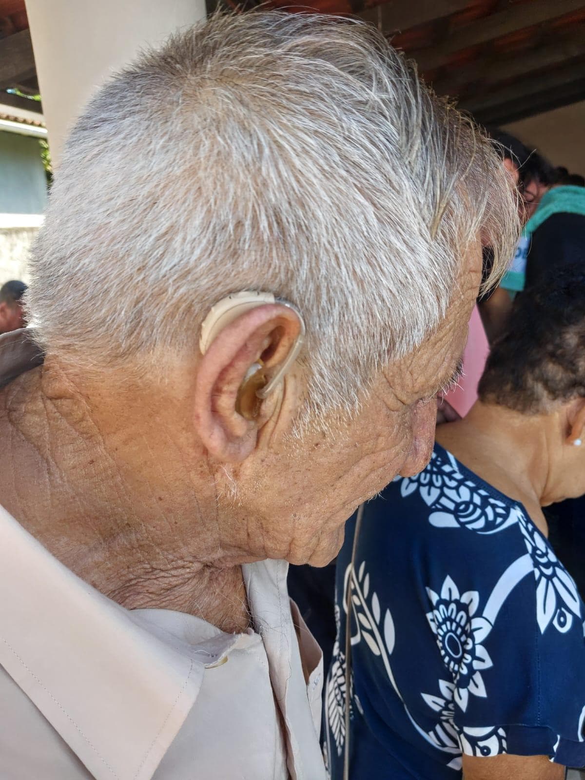 Mesa posta para os oito pacientes do Instituto reunidos em encontro especial