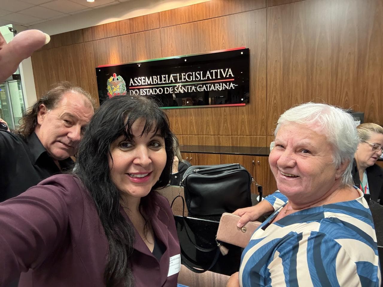 Equipe do Instituto na Assembleia Legislativa do Estado de Santa Catarina (ALESC)