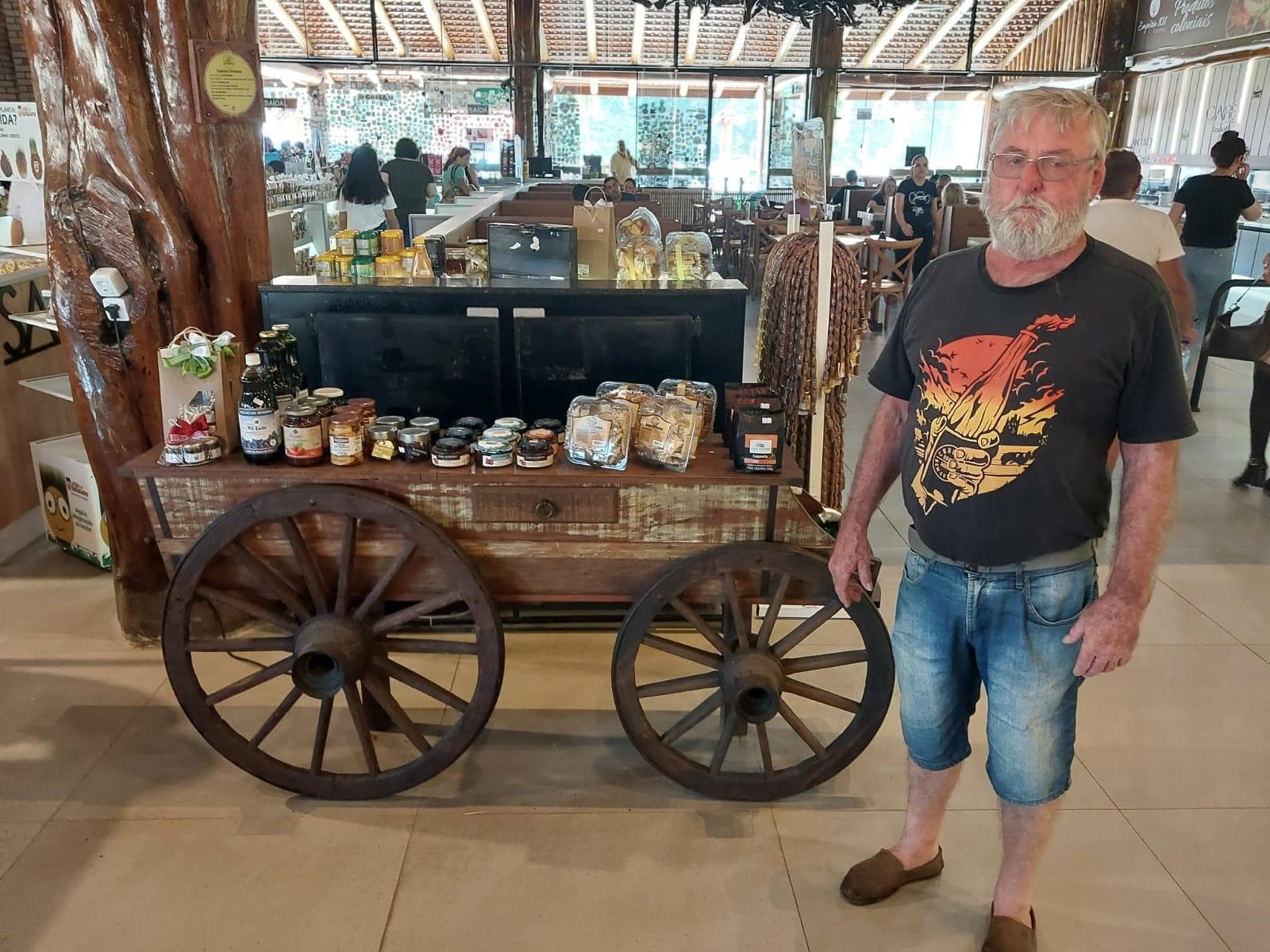 Artur Mohr sorridente em mais um momento de superação celebrado