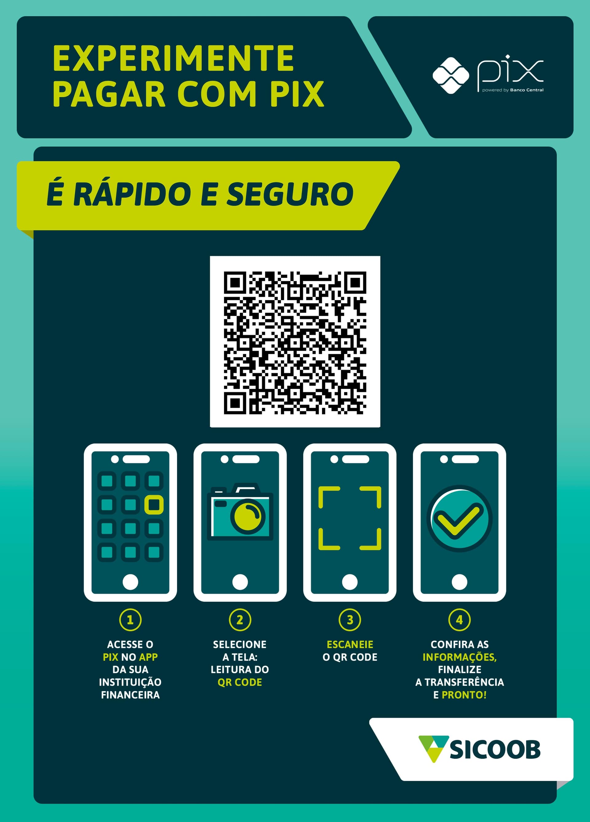 QR Code Pix Instituto do Câncer Sempre Com Você