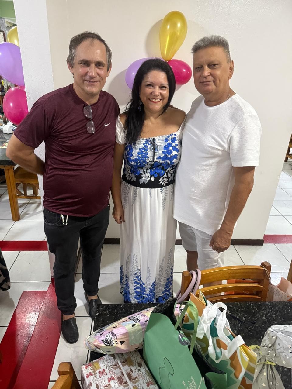 Comemoração com Antônio Malsckitzky e Evandro Sandro de Moura